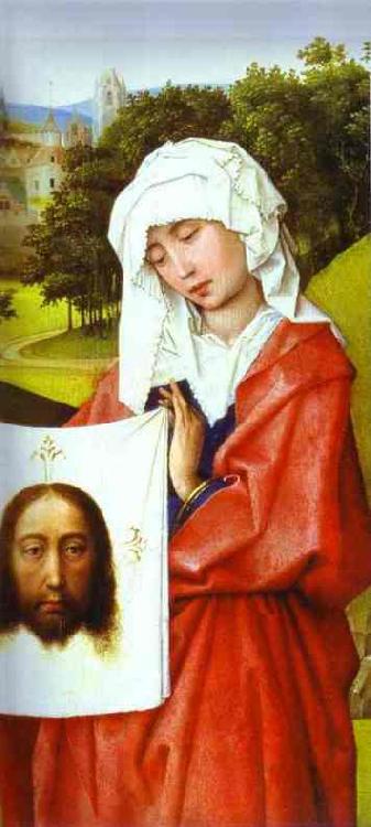 Rogier van der Weyden Crucifixion Triptych France oil painting art